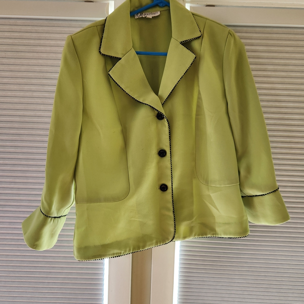 Dress Barn Light Green Blazer